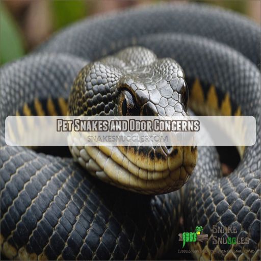 Pet Snakes and Odor Concerns