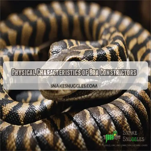 Physical Characteristics of Boa Constrictors