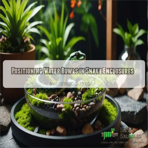 Positioning Water Bowls in Snake Enclosures