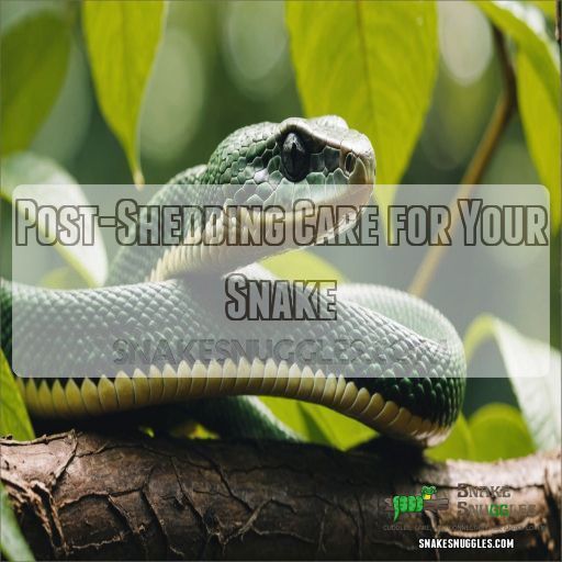 Post-Shedding Care for Your Snake