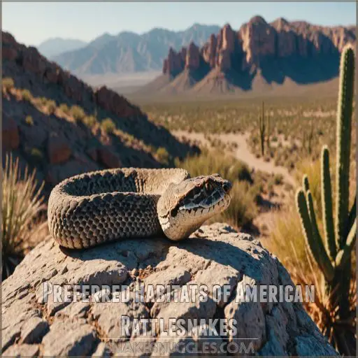 Preferred Habitats of American Rattlesnakes