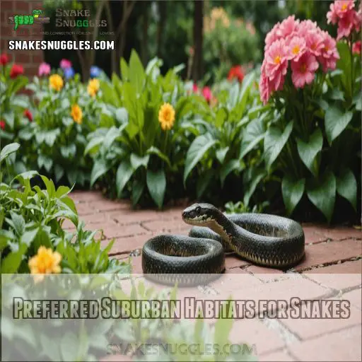 Preferred Suburban Habitats for Snakes