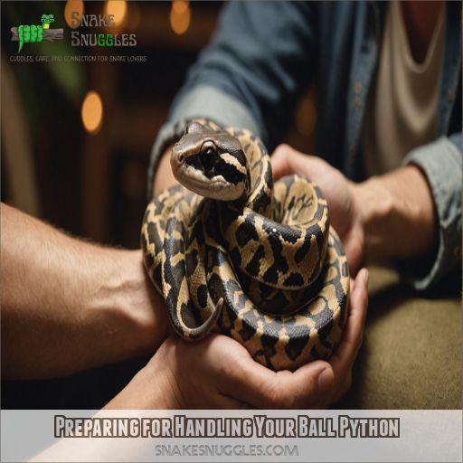 Preparing for Handling Your Ball Python