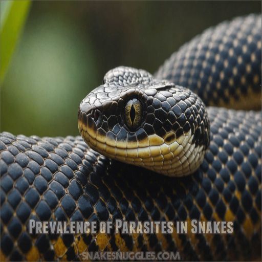 Prevalence of Parasites in Snakes