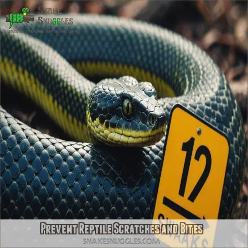 Prevent Reptile Scratches and Bites