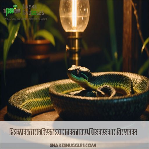 Preventing Gastrointestinal Disease in Snakes