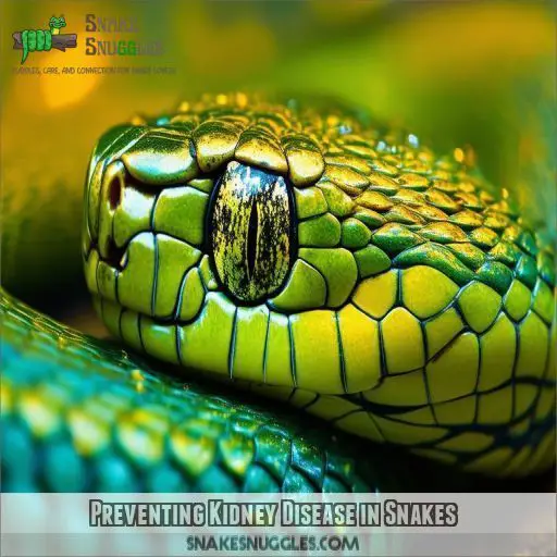 Preventing Kidney Disease in Snakes