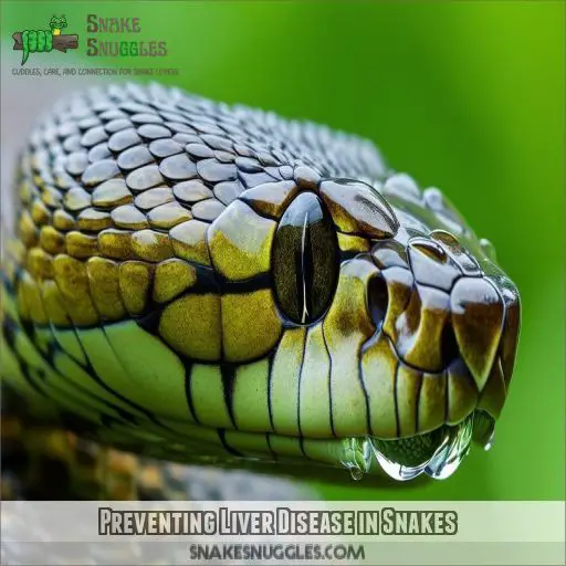 Preventing Liver Disease in Snakes