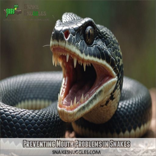 Preventing Mouth Problems in Snakes