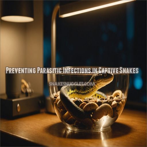 Preventing Parasitic Infections in Captive Snakes