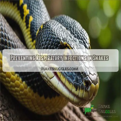 Preventing Respiratory Infections in Snakes