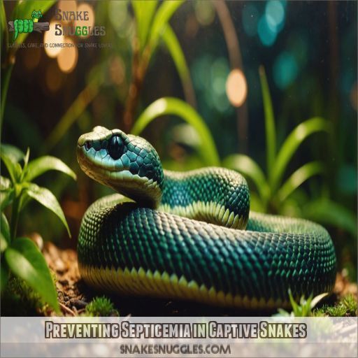 Preventing Septicemia in Captive Snakes