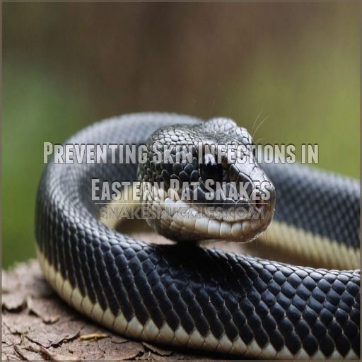 Preventing Skin Infections in Eastern Rat Snakes