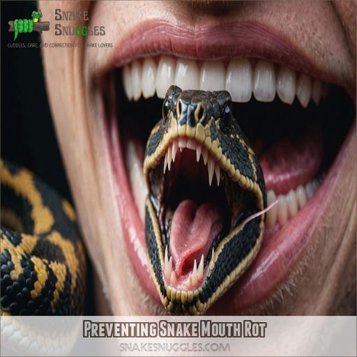 Preventing Snake Mouth Rot