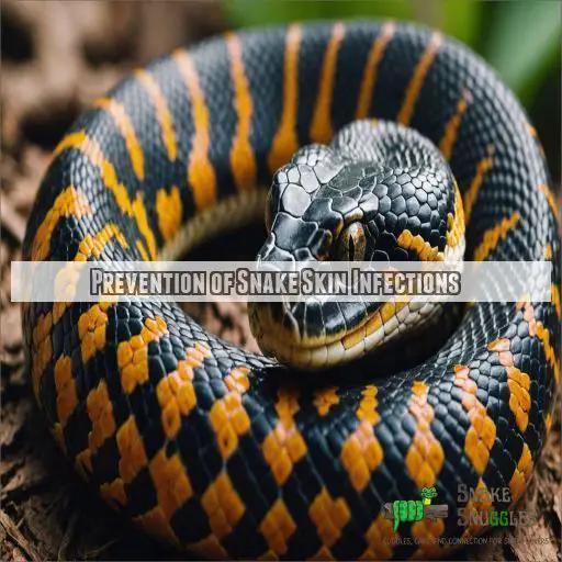 Prevention of Snake Skin Infections