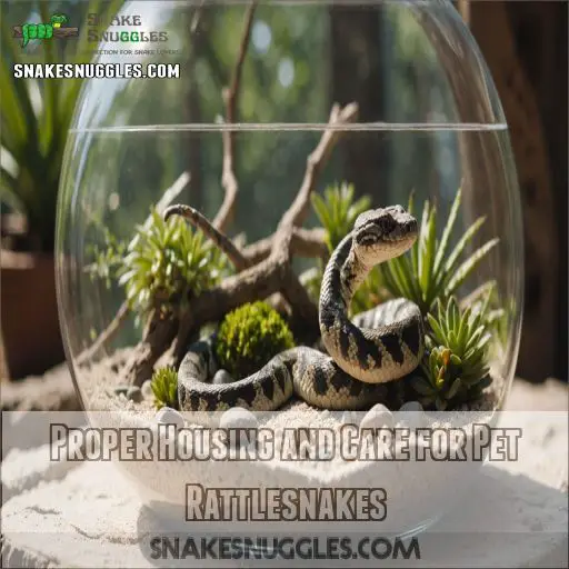 Proper Housing and Care for Pet Rattlesnakes