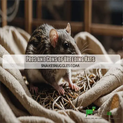 Pros and Cons of Breeding Rats