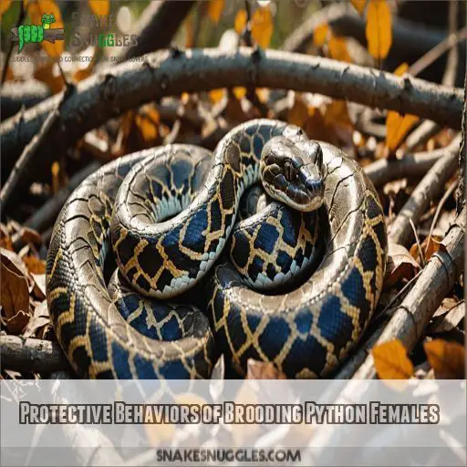 Protective Behaviors of Brooding Python Females