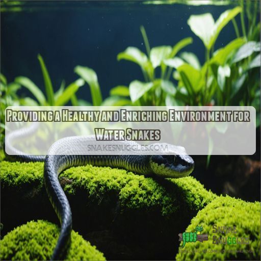 Providing a Healthy and Enriching Environment for Water Snakes