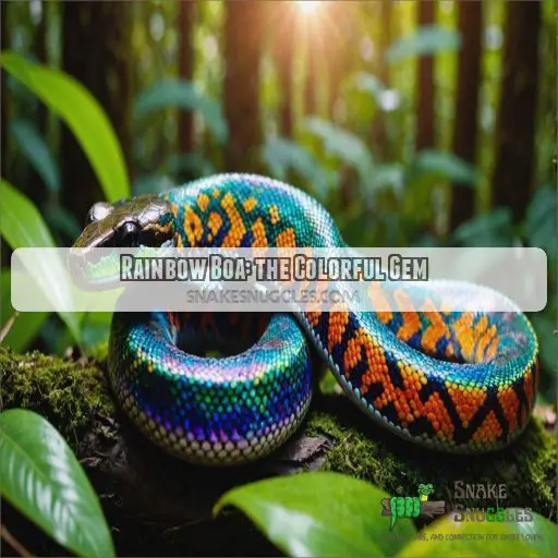 Rainbow Boa: the Colorful Gem