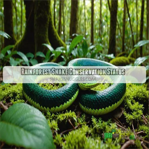 Rainforest Snake Conservation Status