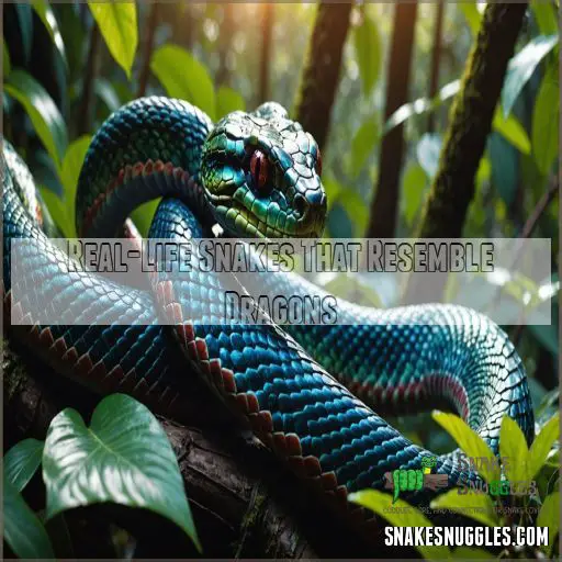 Real-Life Snakes That Resemble Dragons