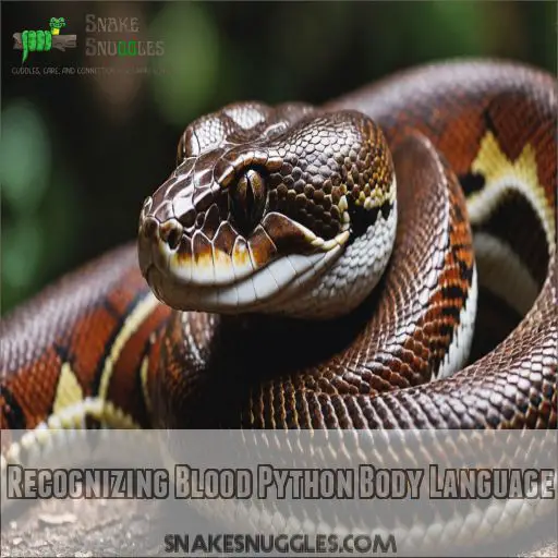 Recognizing Blood Python Body Language