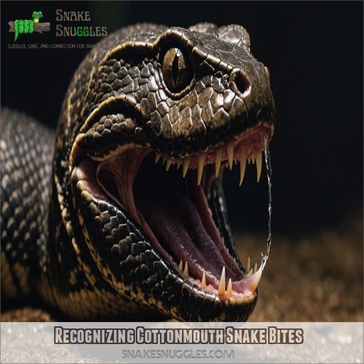 Recognizing Cottonmouth Snake Bites