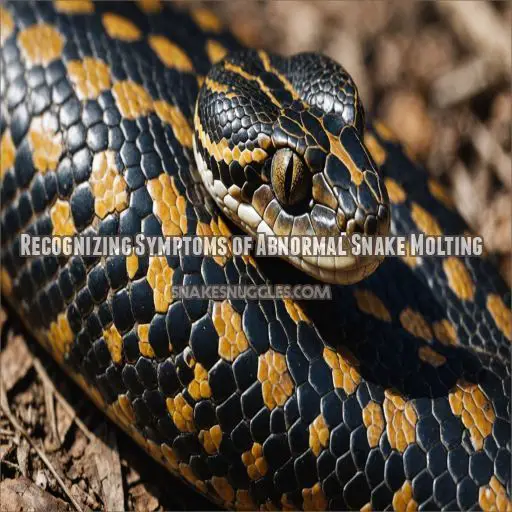 Recognizing Symptoms of Abnormal Snake Molting