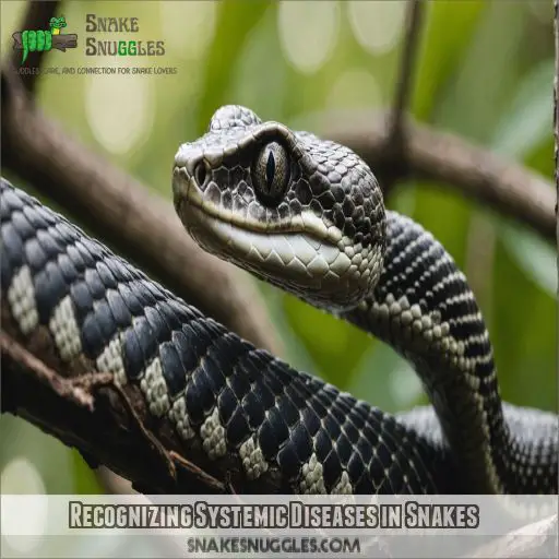 Recognizing Systemic Diseases in Snakes