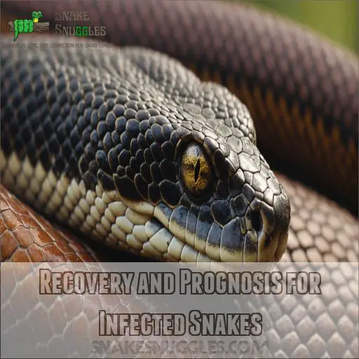 Recovery and Prognosis for Infected Snakes