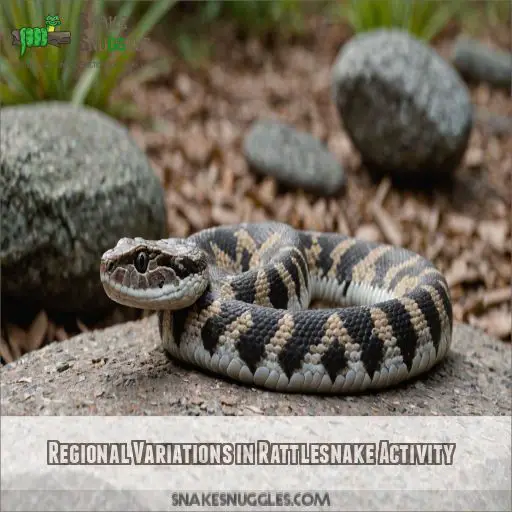 Regional Variations in Rattlesnake Activity