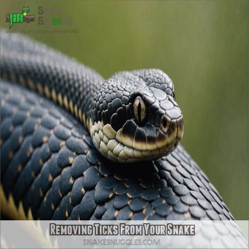 Removing Ticks From Your Snake