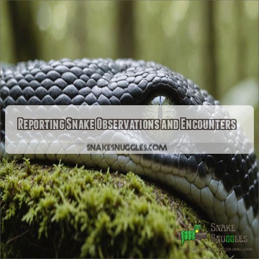 Reporting Snake Observations and Encounters