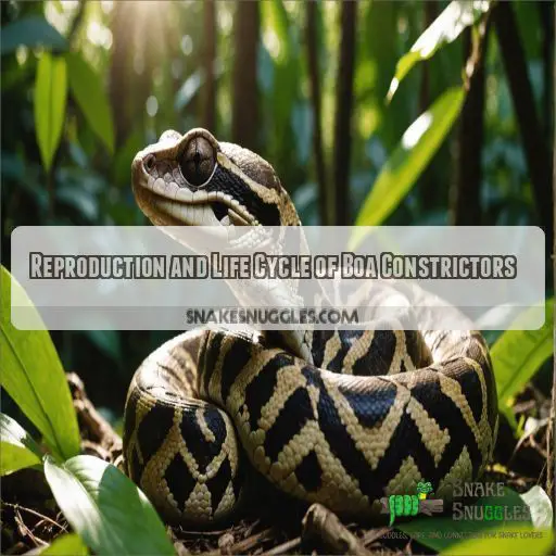 Reproduction and Life Cycle of Boa Constrictors