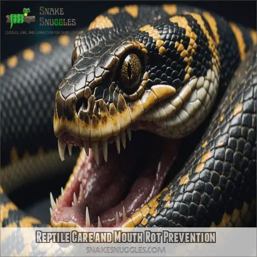 Reptile Care and Mouth Rot Prevention