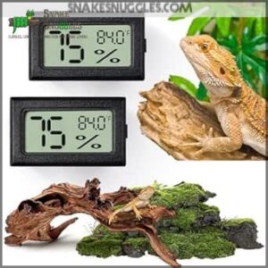 Reptile Thermometer and Humidity Gauge,2PCS