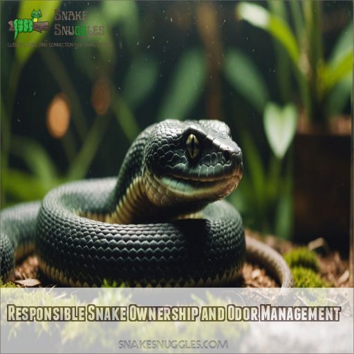 Responsible Snake Ownership and Odor Management