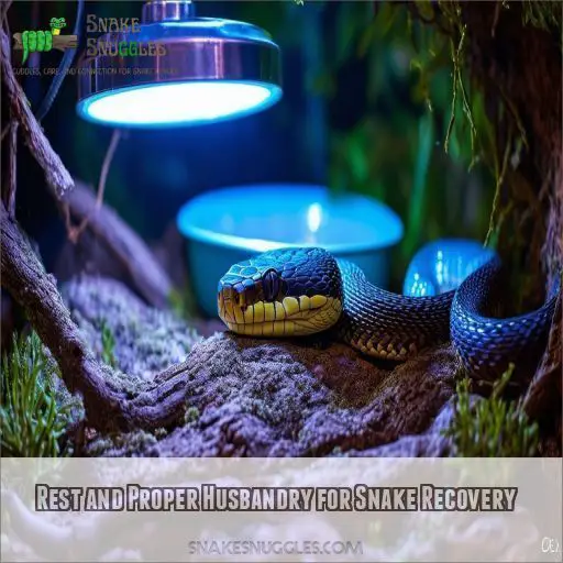 Rest and Proper Husbandry for Snake Recovery