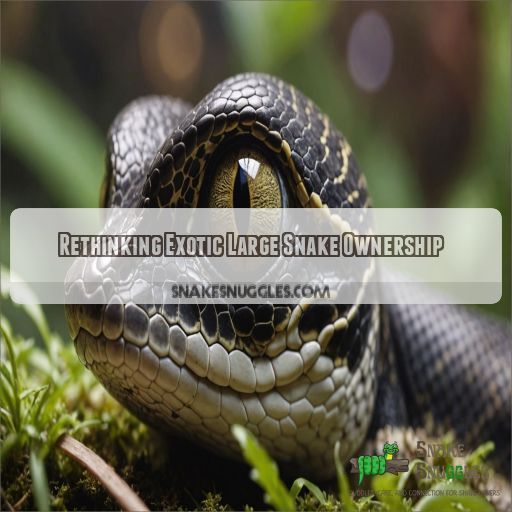 Rethinking Exotic Large Snake Ownership