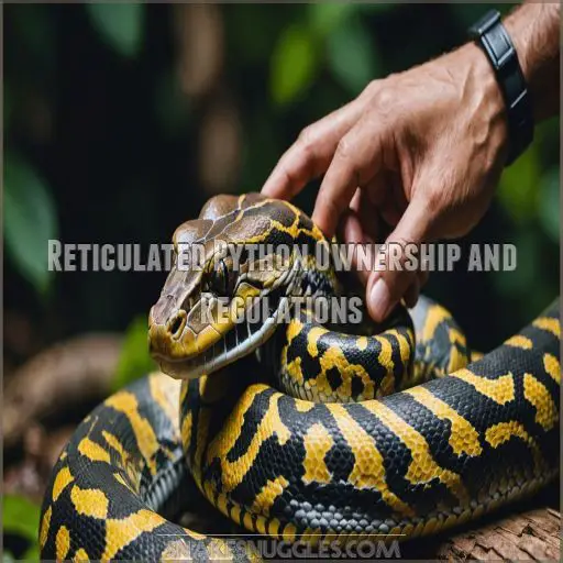 Reticulated Python Ownership and Regulations