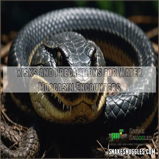 Risks and Precautions for Water Moccasin Encounters