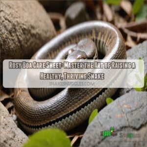 rosy boa care sheet