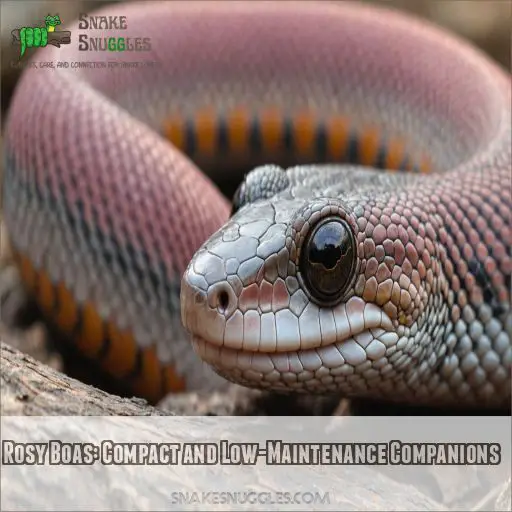 Rosy Boas: Compact and Low-Maintenance Companions