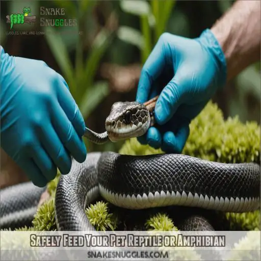 Safely Feed Your Pet Reptile or Amphibian