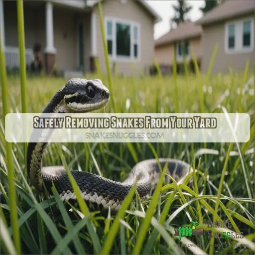 Safely Removing Snakes From Your Yard