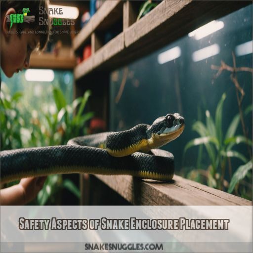 Safety Aspects of Snake Enclosure Placement