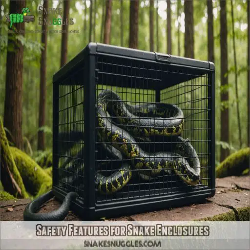 Safety Features for Snake Enclosures