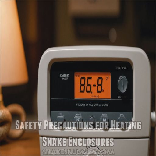 Safety Precautions for Heating Snake Enclosures