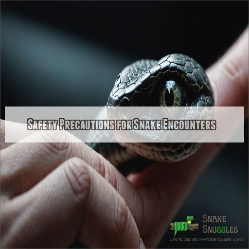 Safety Precautions for Snake Encounters